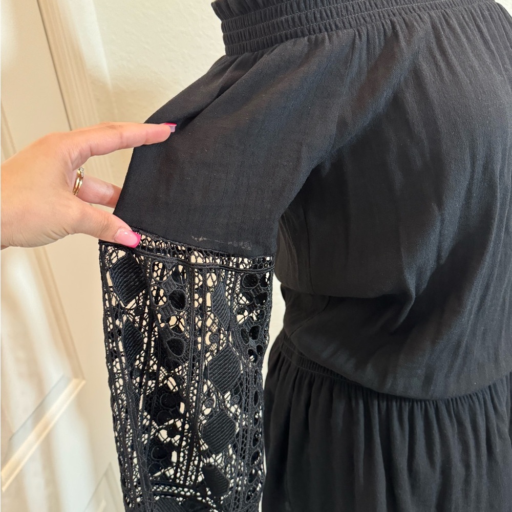 Ramy. Brook Elegant Black Off-Shoulder Dress - Picture 3 of 6